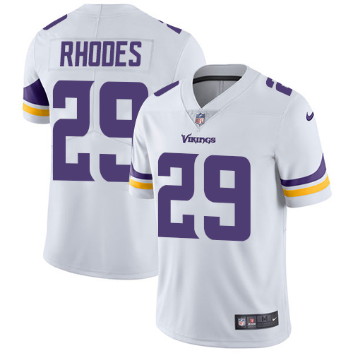 Minnesota Vikings #29 Limited Xavier Rhodes White Nike NFL Road Men Jersey Vapor Untouchable->youth nfl jersey->Youth Jersey